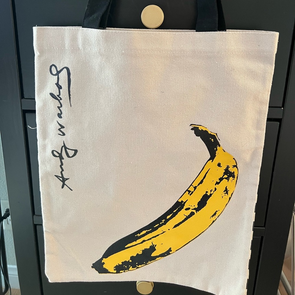 Andy Warhol banana tote